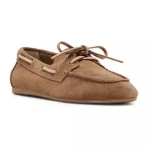 Brown Moccasin sag boat Shoes Steve Madden 8.5